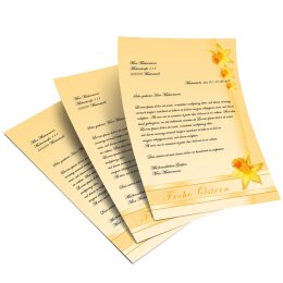 Briefpapier OSTERGLOCKEN - DIN A4 Format 20 Blatt