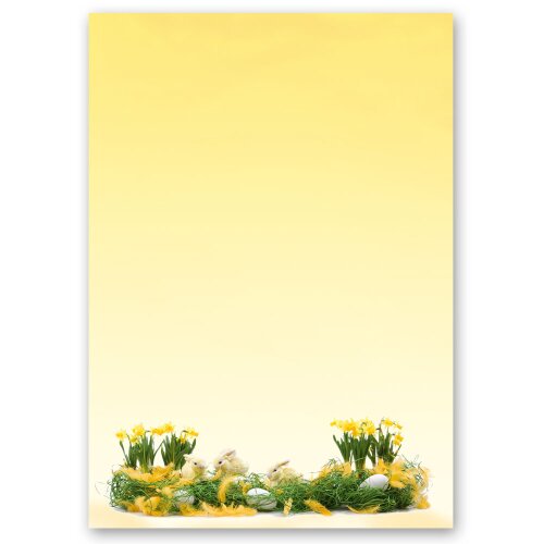 Motif Letter Paper! EASTER GREETINGS 20 sheets DIN A4