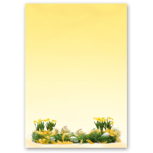 Motif Letter Paper! EASTER GREETINGS 100 sheets DIN A5