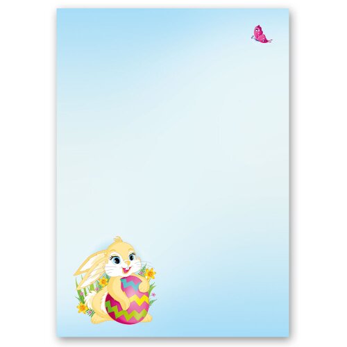Motif Letter Paper! EASTER BUNNY 100 sheets DIN A4