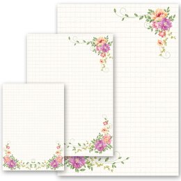 Papel de carta CARTA FLORAL Motivo de flores Flores &...