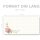 10 patterned envelopes FLORAL LETTER in standard DIN long format (windowless)