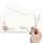 FLORAL LETTER Briefumschläge Flowers motif CLASSIC 50 envelopes (windowless), DIN LONG (220x110 mm), DLOF-8355-50