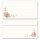 LETTRE FLORALE Briefpapier Sets Motif de fleurs CLASSIC Set complet de 40 pièces, DIN A4 & DIN LONG Set., SOC-8355-40