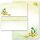 Briefpapier Set GRÜNER PAPAGEI - 40-tlg. DL (ohne Fenster) Tierwelt, Tiere, Paper-Media