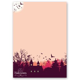 Briefpapier Set HAPPY HALLOWEEN - 40-tlg. DL (mit Fenster)