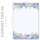 BLUE HYDRANGEAS Briefpapier Flowers motif CLASSIC 100 sheets, DIN A5 (148x210 mm), A5C-155-100