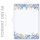 Motif Letter Paper! BLUE HYDRANGEAS 100 sheets DIN A6