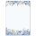 Motiv-Briefpapier-Sets Blumen & Blüten, BLAUE HORTENSIEN Briefpapier Set, 100 tlg. - DIN A4 & DIN LANG im Set. | Online bestellen! | Paper-Media
