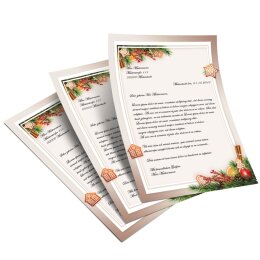 Motif Letter Paper! GINGERBREAD TIME 250 sheets DIN A4