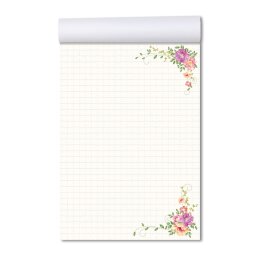 Purchase notepads for your errands, shopping lists, or phone logs online. Notepad design in DIN A6 format, 50 sheets.