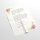 Notepads FLORAL LETTER | DIN A5 Format |  2 Blocks