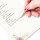 Notepads FLORAL LETTER | DIN LONG Format |  2 Blocks
