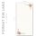 FLORAL LETTER Notizblöcke  CLASSIC 4 Blocks, DIN LONG (105x210 mm), BLDL-5001-4