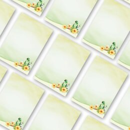 Notepads GREEN PARROT | DIN A6 Format |  2 Blocks