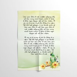 Notepads GREEN PARROT | DIN A6 Format |  20 Blocks