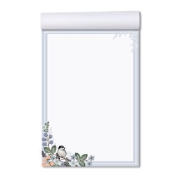 Notizblöcke für Ihre Erledigungen, Einkaufslisten oder Gesprächsnotizen online kaufen. Hochwertige Notizblock-Designs in DIN A6 Format, 50 Blatt je Block.