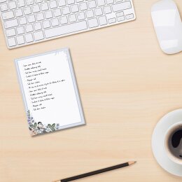 Notizblöcke FRÜHLINGSZWEIGE | DIN A6 Format | 20 Blöcke