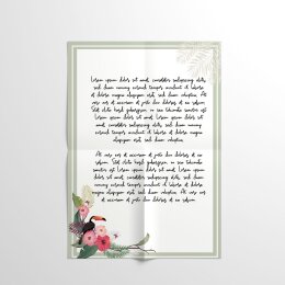 Notepads SUMMER BRANCHES | DIN A6 Format |  2 Blocks