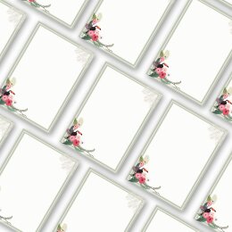 Notepads SUMMER BRANCHES | DIN A6 Format |  4 Blocks