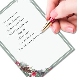 Notepads WINTER BRANCHES | DIN A6 Format |  2 Blocks