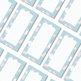Notepads SQUARES | DIN LONG Format |  4 Blocks