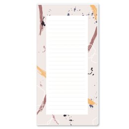 Notepads ABSTRACT | DIN LONG Format |  4 Blocks Marble & Structure, , Paper-Media