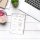 Les blocs-notes Planificateur quotidien BLOOM | Format DIN A5 |  2 Blocs
