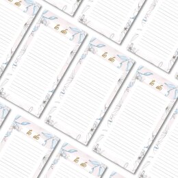 Notepads BLOOM  | DIN LONG Format |  2 Blocks