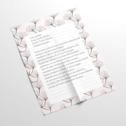 Notepads GINKGO | DIN A5 Format |  2 Blocks