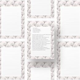 Notepads GINKGO | DIN A5 Format |  4 Blocks