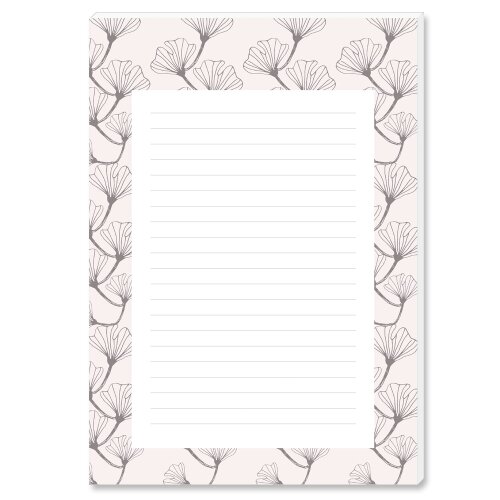 Notepads GINKGO | DIN A5 Format |  10 Blocks