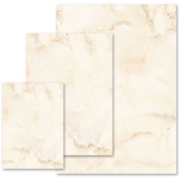 Motif Letter Paper! MARBLE BEIGE 100 sheets DIN A5