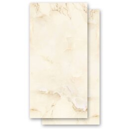 Papel de carta MÁRMOL BEIGE - 100 Hojas formato DIN LANG Mármol & Estructura, Papier de marbre, Paper-Media