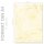 MARBRE JAUNE CLAIR Briefpapier Papier de marbre ELEGANT 20 feuilles de papeterie, DIN A4 (210x297 mm), A4E-4035-20