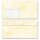 10 patterned envelopes MARBLE LIGHT YELLOW in standard DIN long format (with windows) Marble & Structure, Marble motif, Paper-Media