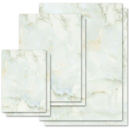 Motif Letter Paper! MARBLE LIGHT GREEN Marble paper