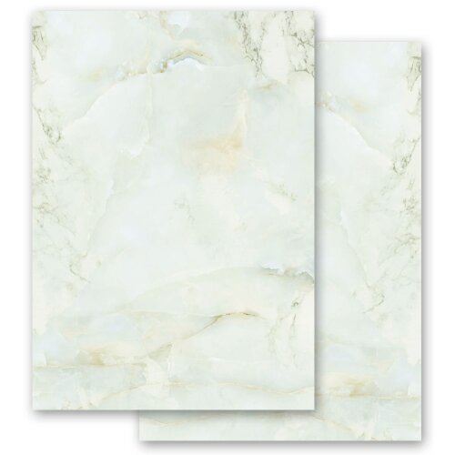 Motif Letter Paper! MARBLE LIGHT GREEN 100 sheets DIN A4 Marble & Structure, Marble paper, Paper-Media