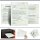 10 patterned envelopes MARBLE LIGHT GREEN in standard DIN long format (windowless)