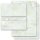 20-pc. Complete Motif Letter Paper-Set MARBLE LIGHT GREEN Marble & Structure, Marble paper, Paper-Media