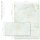 40-pc. Complete Motif Letter Paper-Set MARBLE LIGHT GREEN