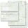 Motiv-Briefpapier Set MARMOR HELLGRÜN - 200-tlg. DL (mit Fenster) Marmor & Struktur, Marmorpapier, Paper-Media