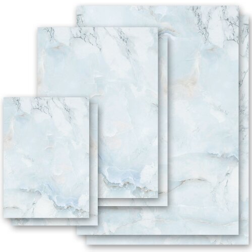 Motif Letter Paper! MARBLE LIGHT BLUE Marble paper Marble & Structure, Marble paper, Paper-Media