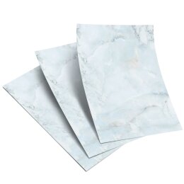Motif Letter Paper! MARBLE LIGHT BLUE 100 sheets DIN A6