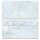 50 patterned envelopes MARBLE LIGHT BLUE in standard DIN long format (windowless) Marble & Structure, Marble motif, Paper-Media
