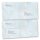 Motif envelopes Marble & Structure, MARBLE LIGHT BLUE 50 envelopes (with window) - DIN LONG (220x110 mm) | Self-adhesive | Order online! | Paper-Media