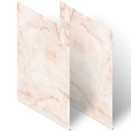 Stationery-Motif MARBLE TERRACOTTA | Marble & Structure | High quality Stationery DIN A4 - 20 Sheets | 90 g/m² | Printed on both sides | Order online! | Paper-Media