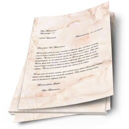 Briefpapier MARMOR TERRACOTTA - DIN A4 Format 100 Blatt