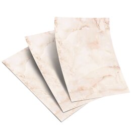 Motif Letter Paper! MARBLE TERRACOTTA 100 sheets DIN A6
