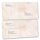 Motif envelopes Marble & Structure, MARBLE TERRACOTTA 10 envelopes (with window) - DIN LONG (220x110 mm) | Self-adhesive | Order online! | Paper-Media